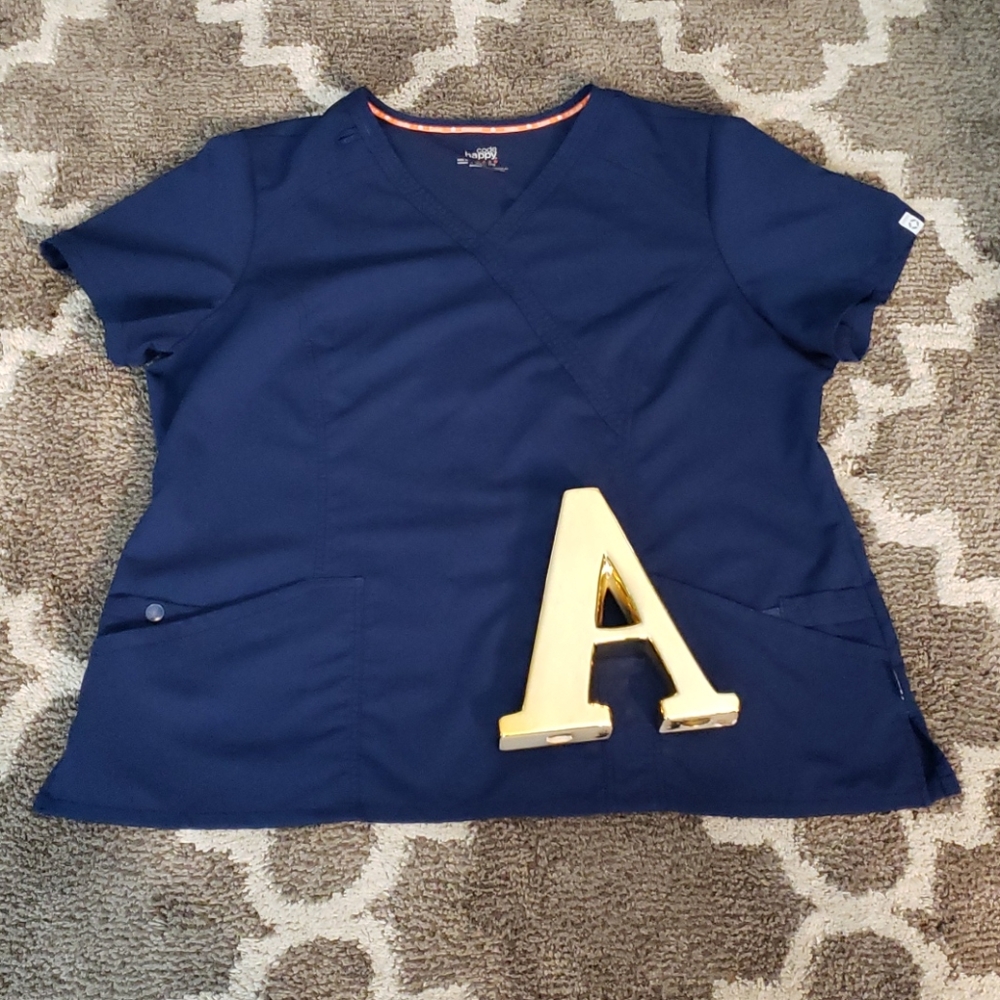 Code Happy Scrub Top